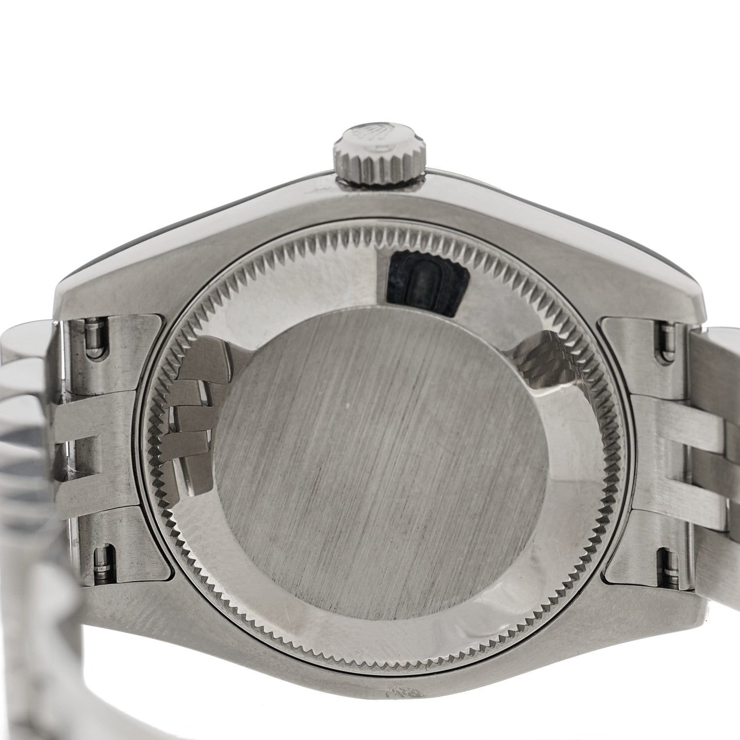 Rolex Stainless Steel 18K White Gold Diamond Mother of Pearl 31mm Oyster Perpetual Datejust Watch 178274 4 of 5