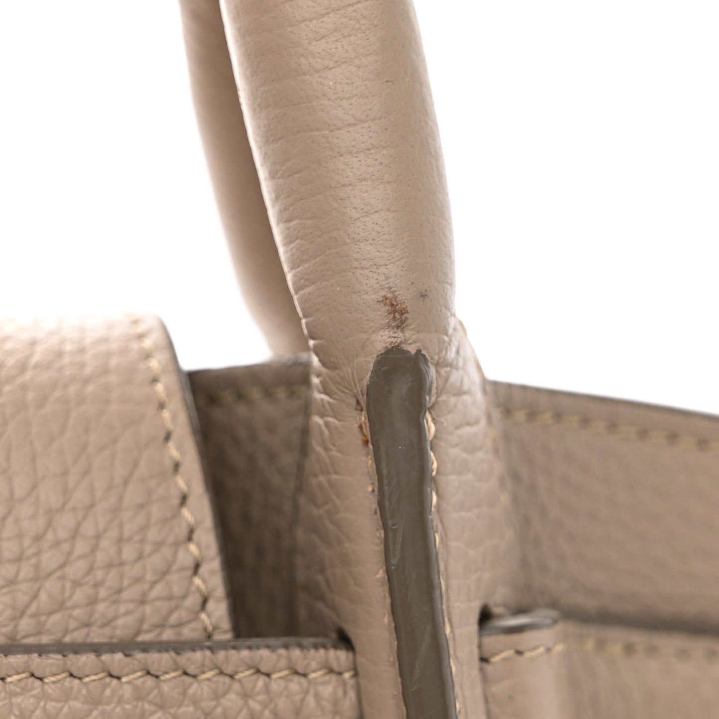 Supple Grained Calfskin Small Big Bag Light Taupe