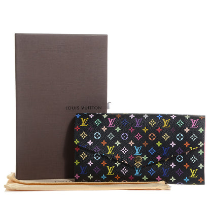 Louis Vuitton Monogram Multicolor Sarah Wallet NM Black Grenade 8 of 8