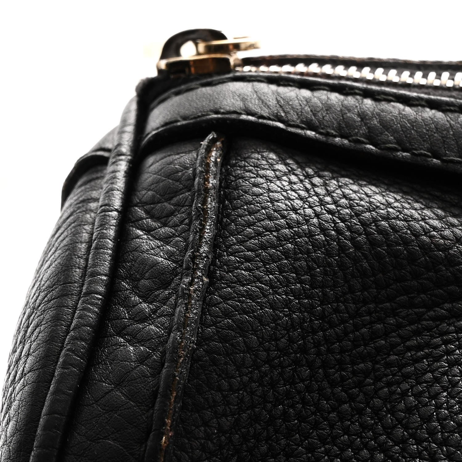 Gucci Calfskin Vintage Web Medium Boston Black 12 of 13