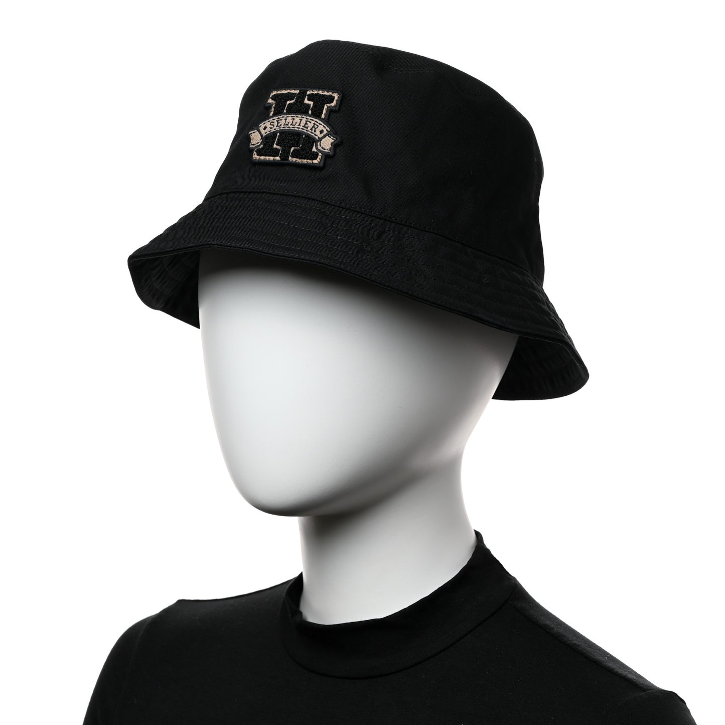 Cotton Harper H Sellier Bucket Hat 58 Black