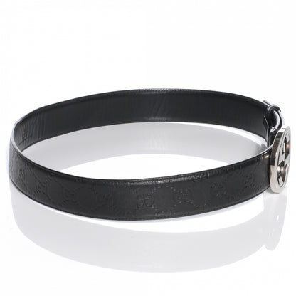 Gucci Guccissima GG Belt Black 90 36 4 of 5