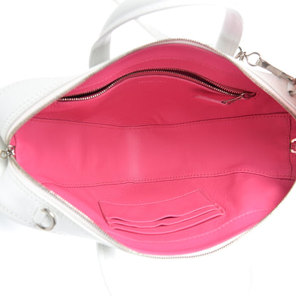 Balenciaga Calfskin XS Triangle Duffle White 4 of 11
