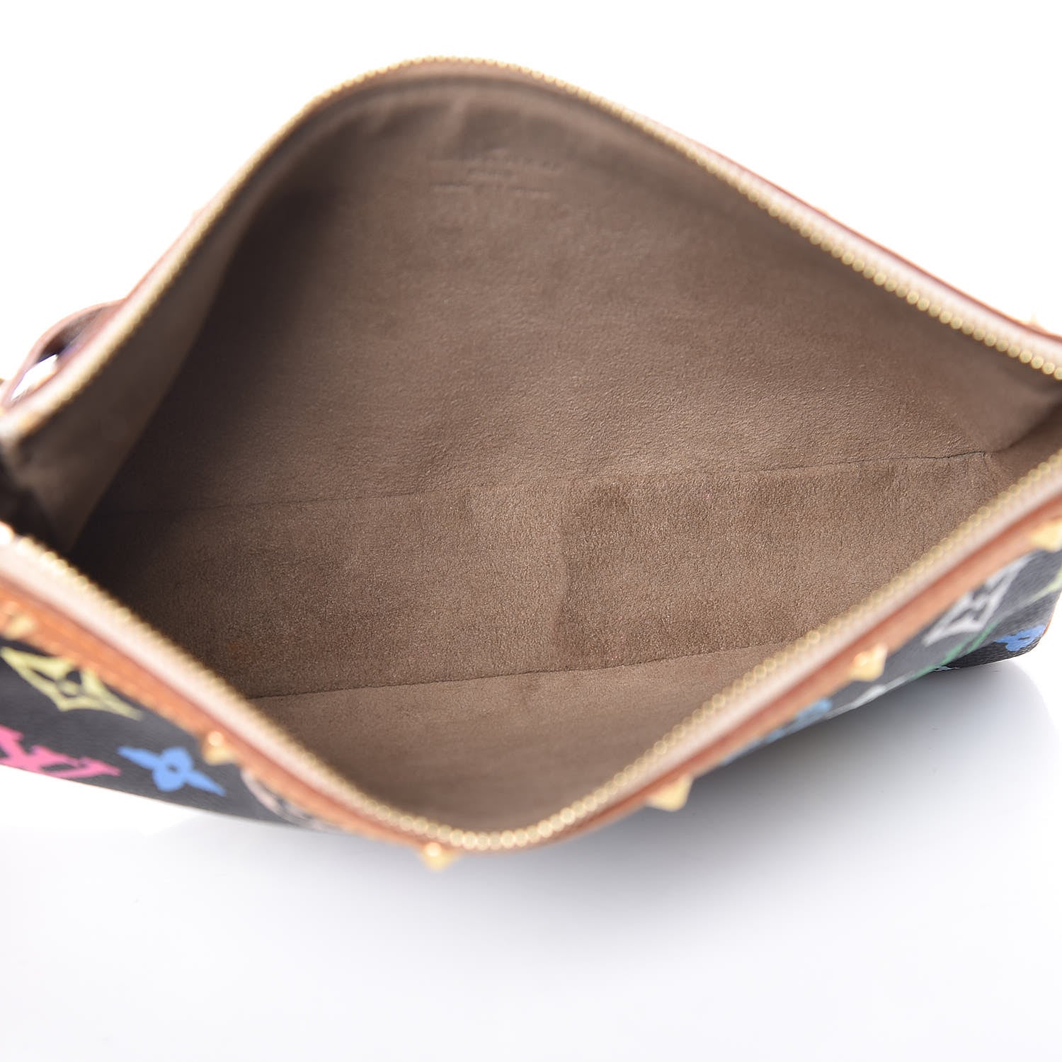 Louis Vuitton Monogram Multicolor Pochette Accessories Black 5 of 12