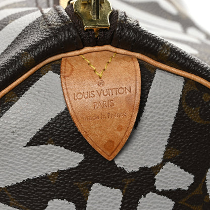 Louis Vuitton Graffiti Keepall 50 Silver 7 of 12