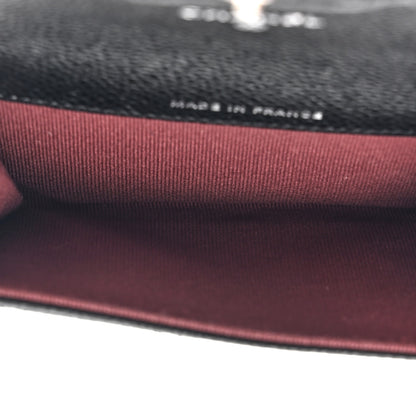 Chanel Caviar Quilted Flap Card Holder Wallet Black 5 of 8