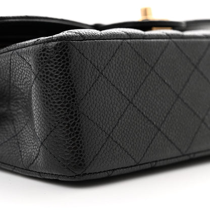Chanel Caviar Quilted Small Double Flap Black 10 of 11