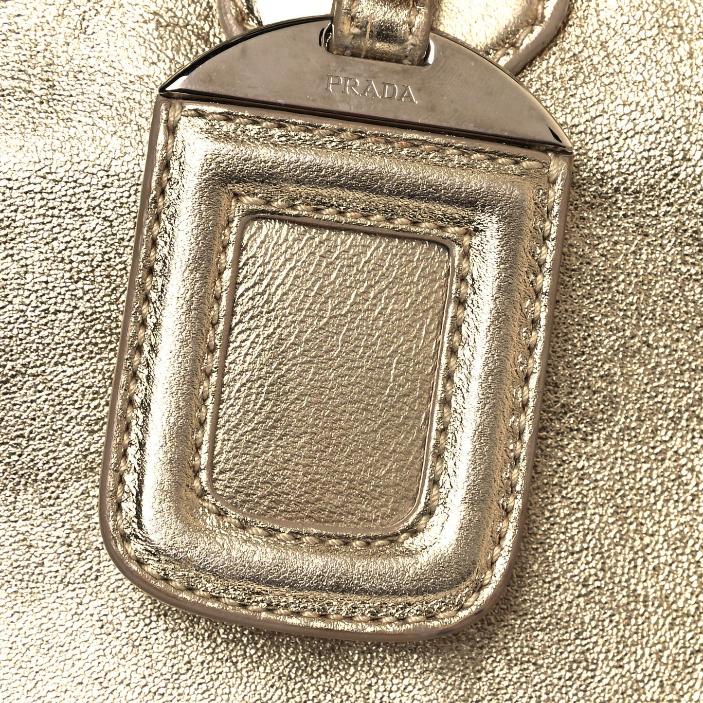 Metallic Nappa Tote Gold