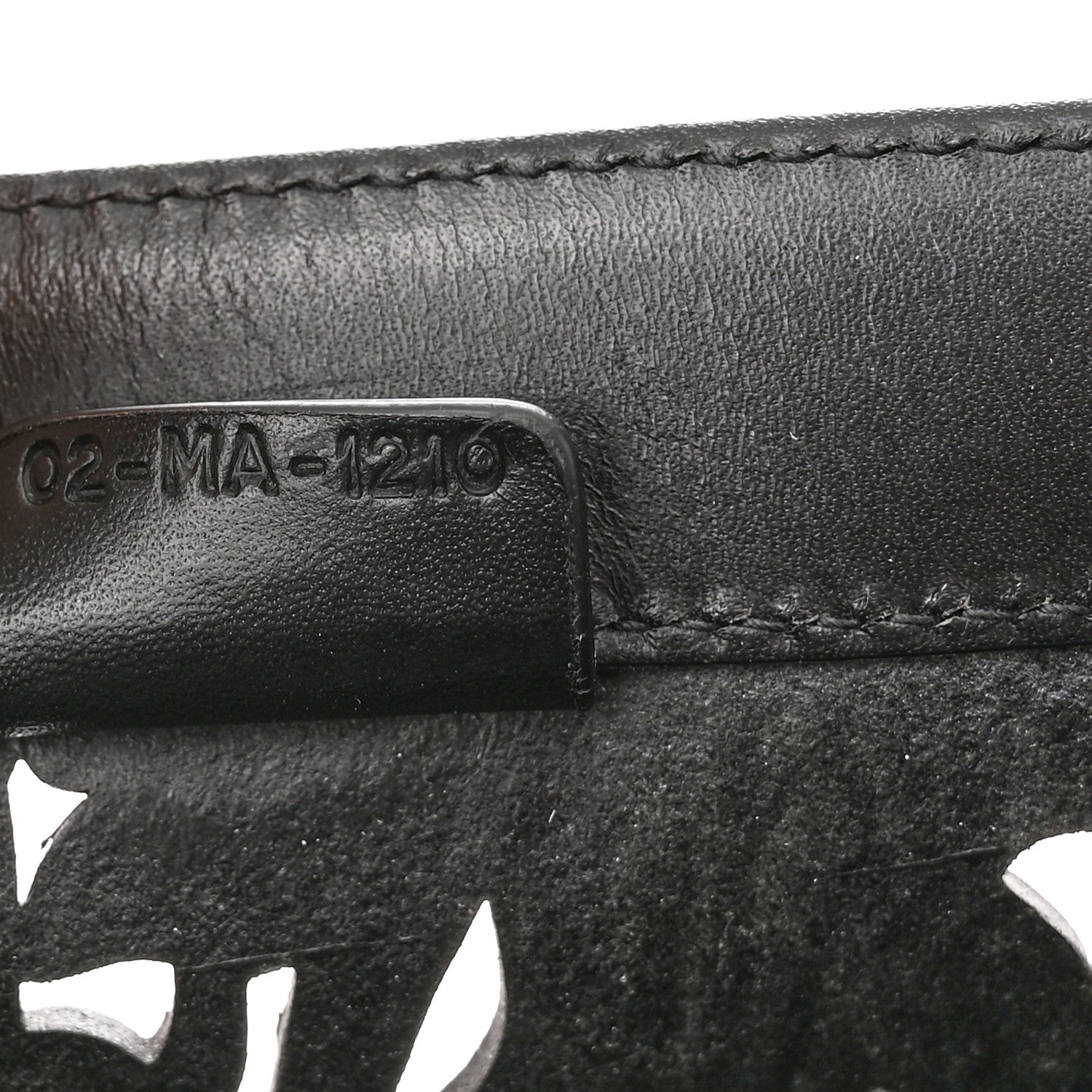 Christian Dior Calfskin Laser Cut Studded Medium Book Tote Black 7 of 10