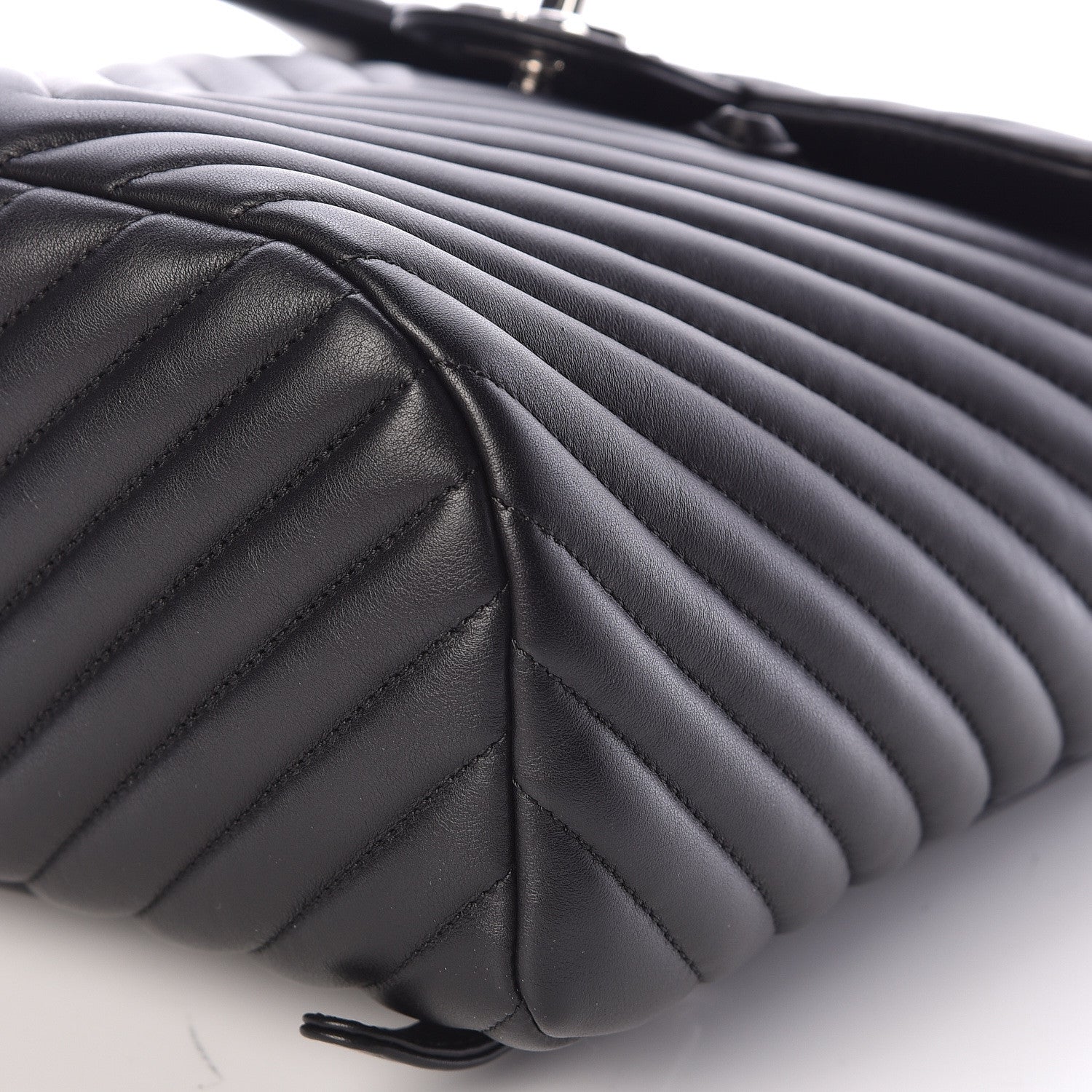 Chanel Lambskin Chevron Quilted Small Urban Spirit Backpack Black 10 of 10