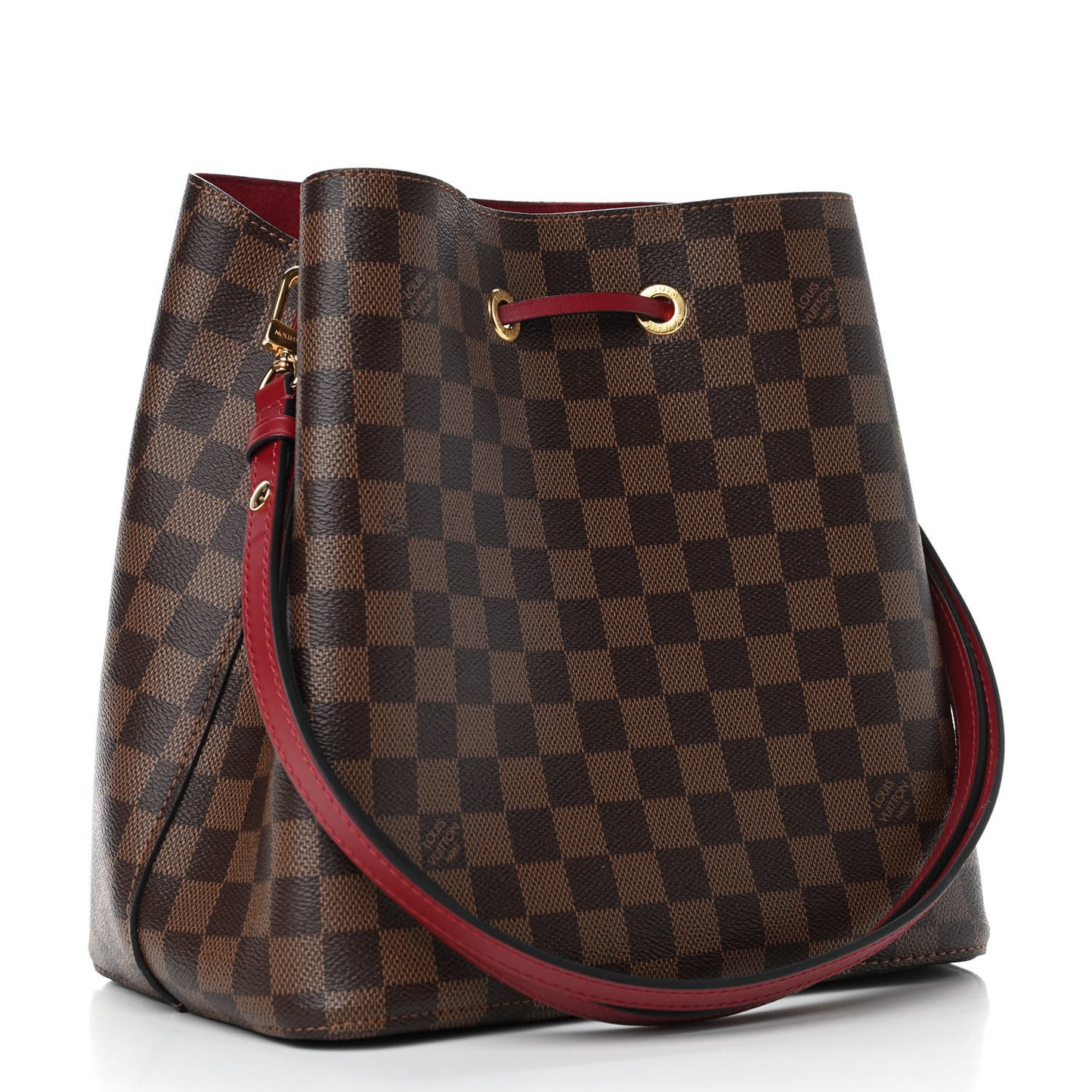 Damier Ebene Neonoe MM Cherry Berry