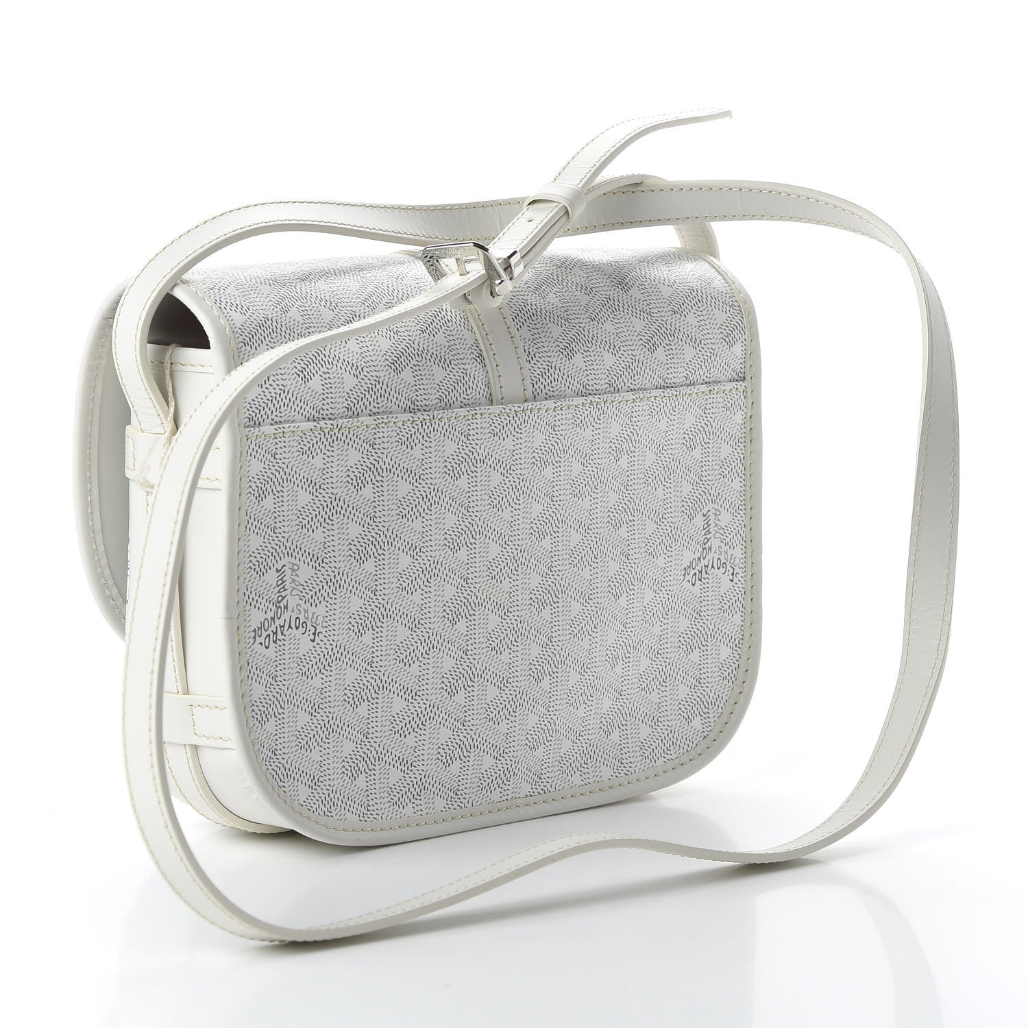 Goyard Goyardine Belvedere II PM Messenger Bag White 3 of 9
