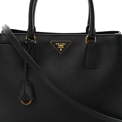 Prada Saffiano Lux Medium Tote Black 10 of 18