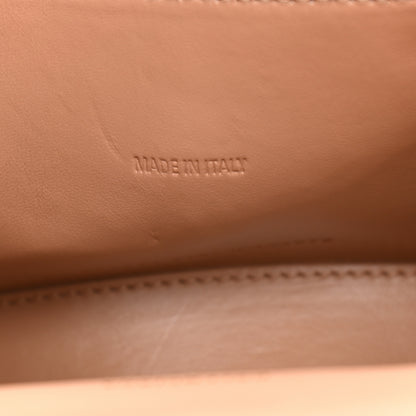 Balenciaga Shiny Calfskin Crocodile Embossed Hourglass Top Handle Bag XS Nude Beige 7 of 13