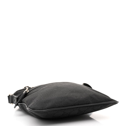 Gucci Nylon Monogram Mini Flat Messenger Bag Black 4 of 10