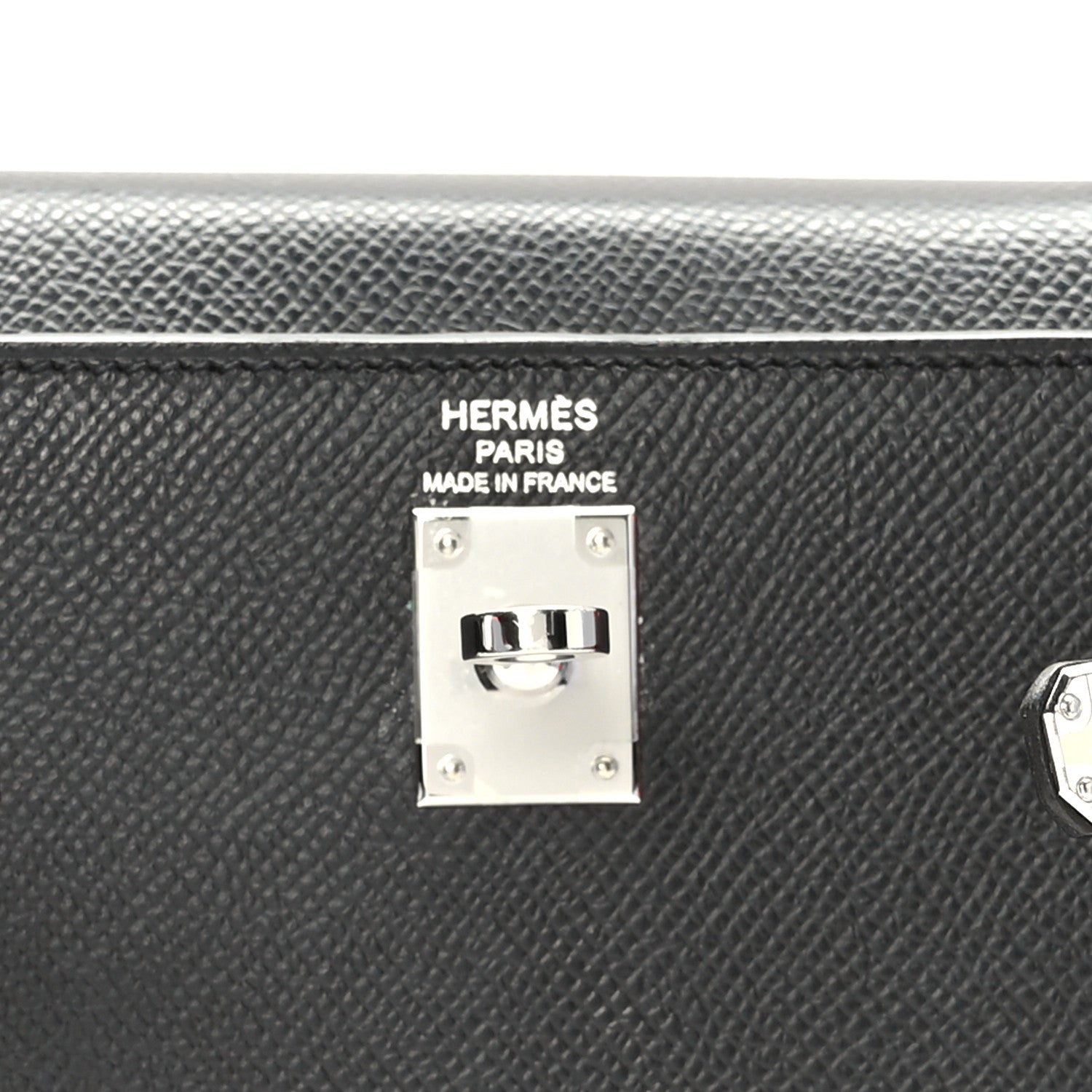 Hermes Epsom Kelly Sellier 25 Black 6 of 10