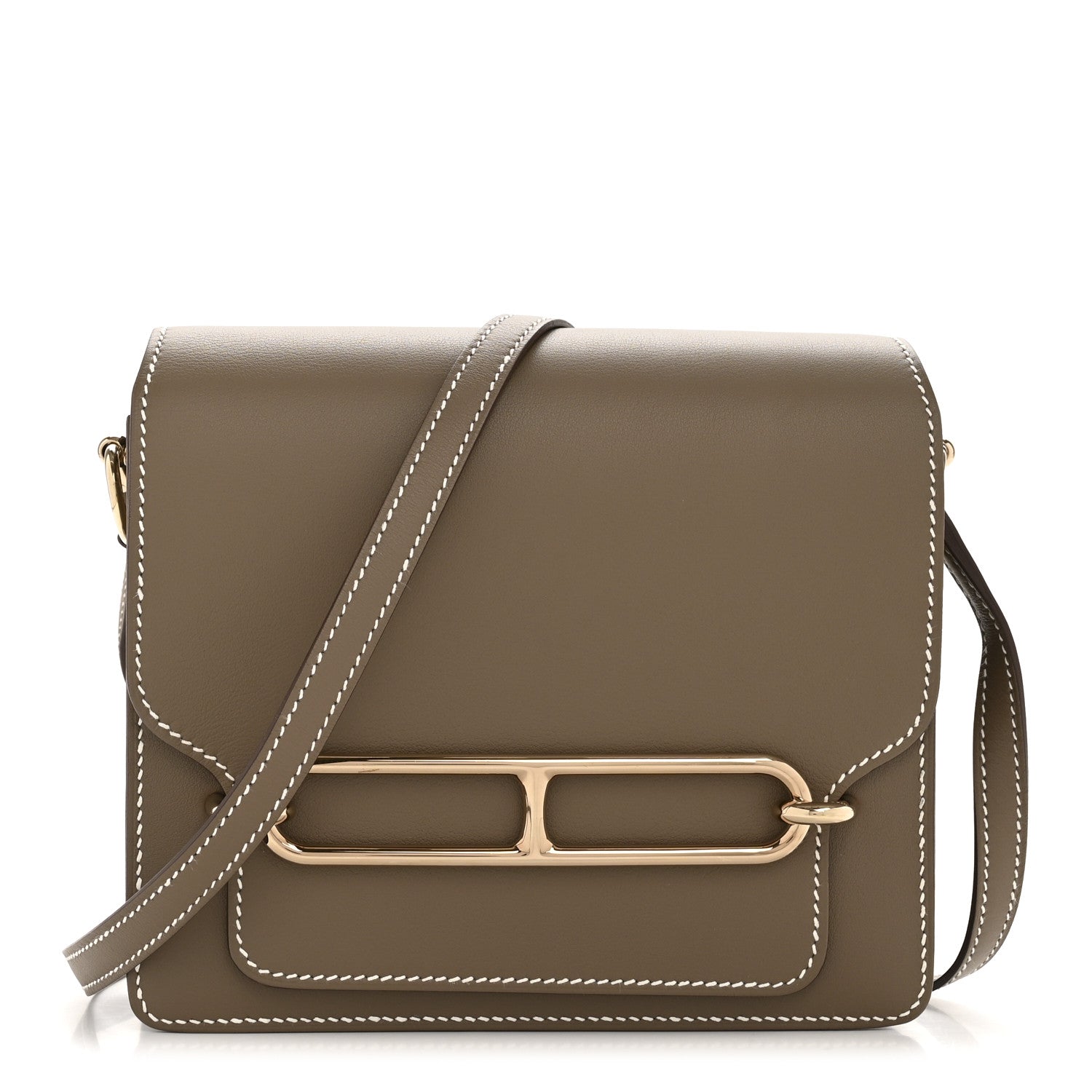 Hermes Swift Mini Sac Roulis Etoupe 1 of 13