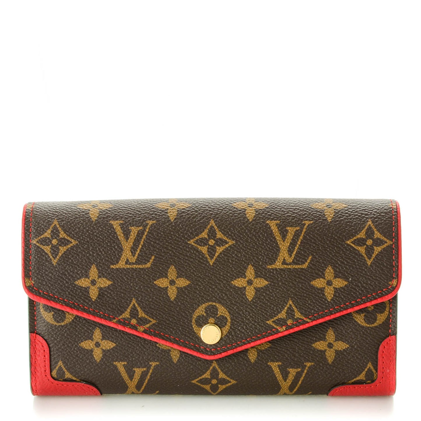 Monogram Sarah Retiro Wallet Cherry
