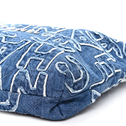 Chanel Denim Patchwork Logo Chanel 22 Blue 10 of 10