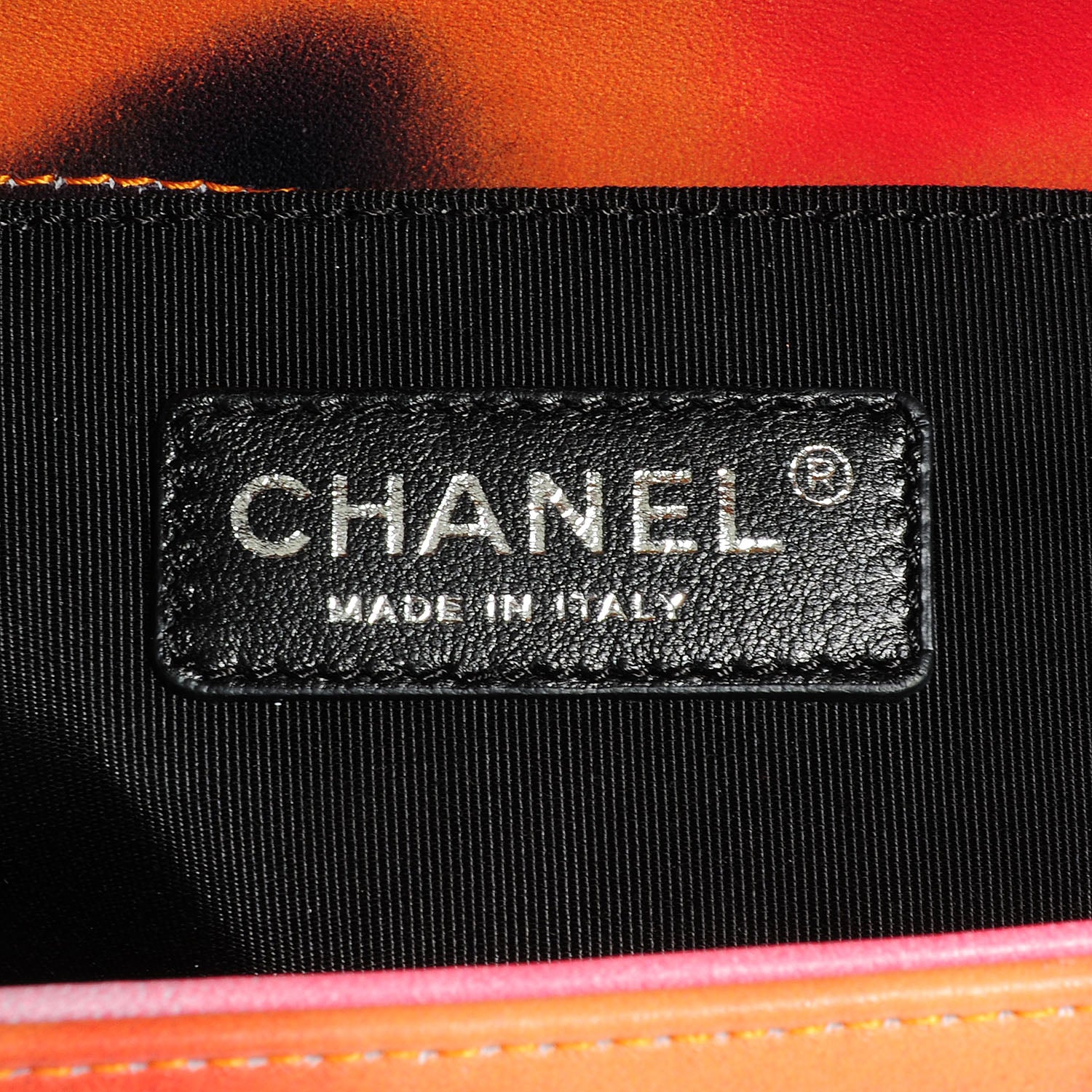 Chanel Printed Lambskin Medium Flower Power Boy Flap 7 of 8