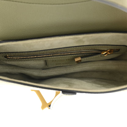 Christian Dior Grained Calfskin Saddle Bag Sage 5 of 11