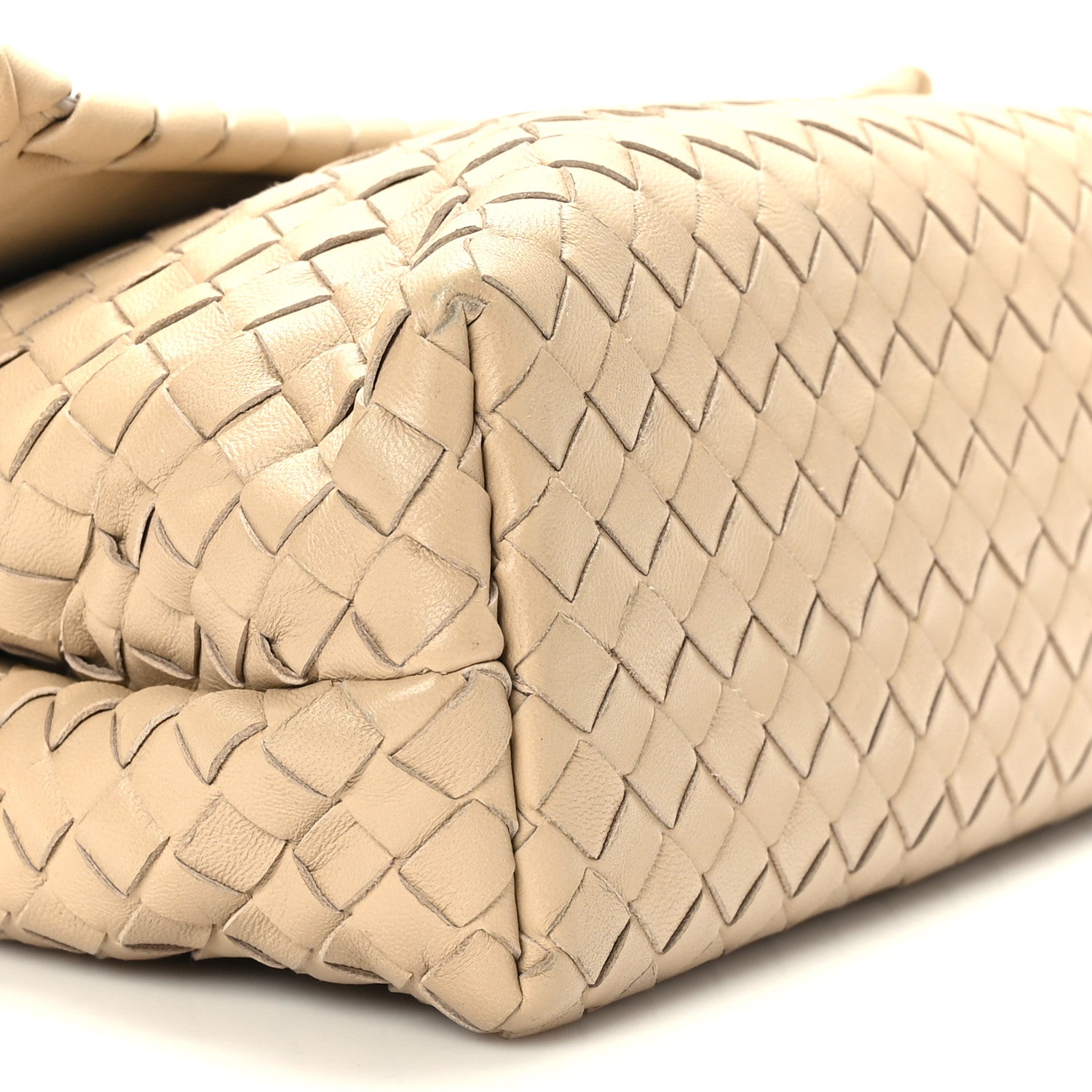 Bottega Veneta Nappa Intrecciato Small Olimpia Shoulder Bag Mink 8 of 9
