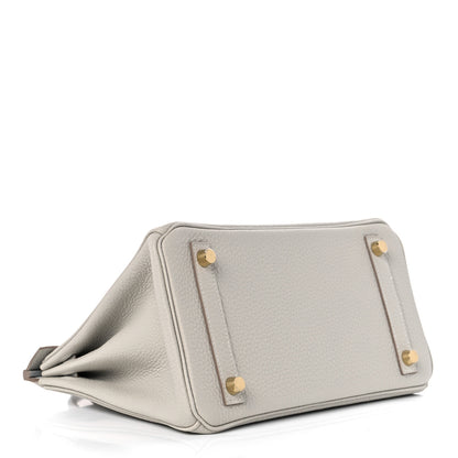 Hermes Togo Birkin 25 Gris Perle 4 of 10