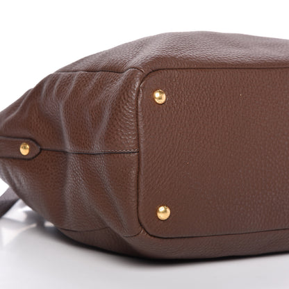Prada Vitello Daino Shopping Tote Bruciato 6 of 9