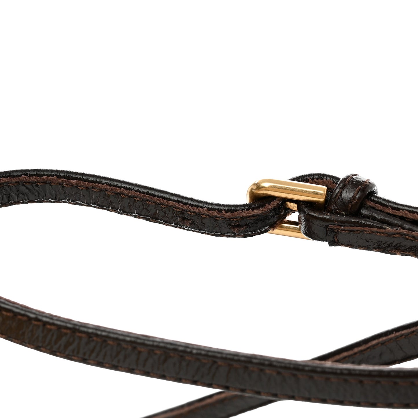 Crush Calfskin The Line 90mm Sandals 38 Chocolate Spread