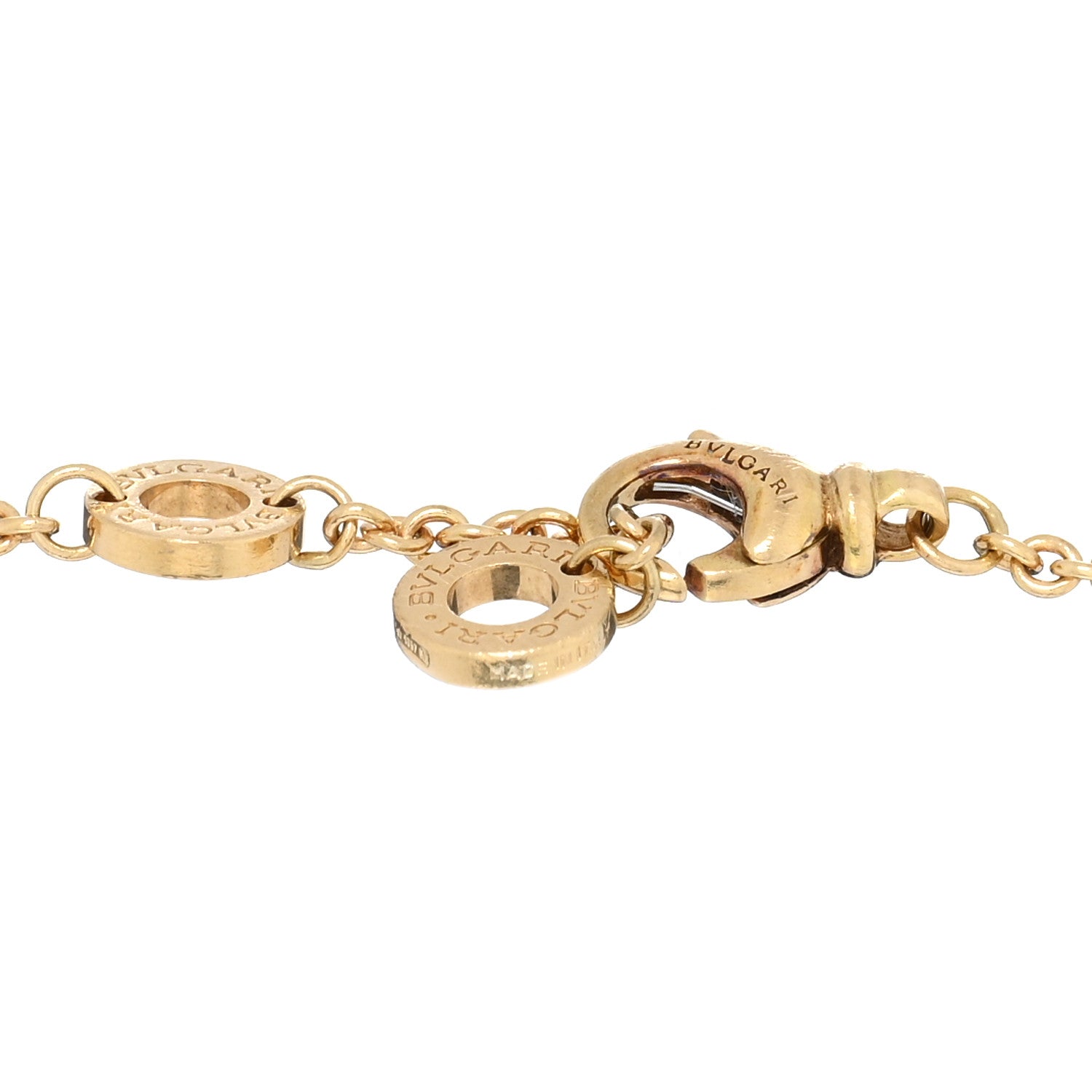 Bulgari 18K Yellow Rose White Gold B.Zero1 Bracelet 3 of 4