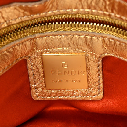 Fendi Sequin Paillettes Baguette Gold 6 of 8