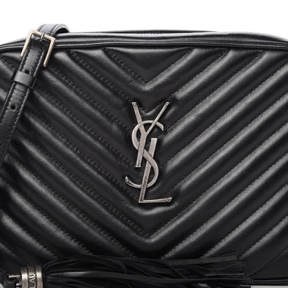 Saint Laurent Calfskin Matelasse Monogram Lou Camera Bag Black 10 of 10