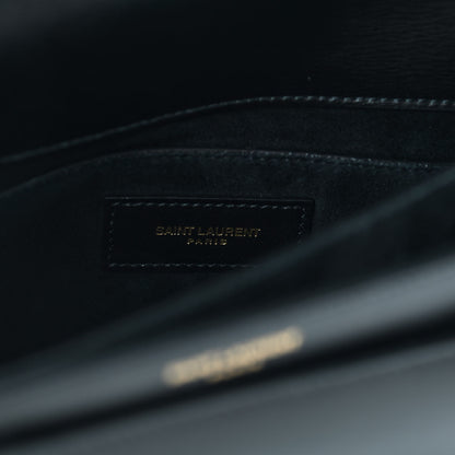Saint Laurent Calfskin Medium Monogram Sunset Black 6 of 10