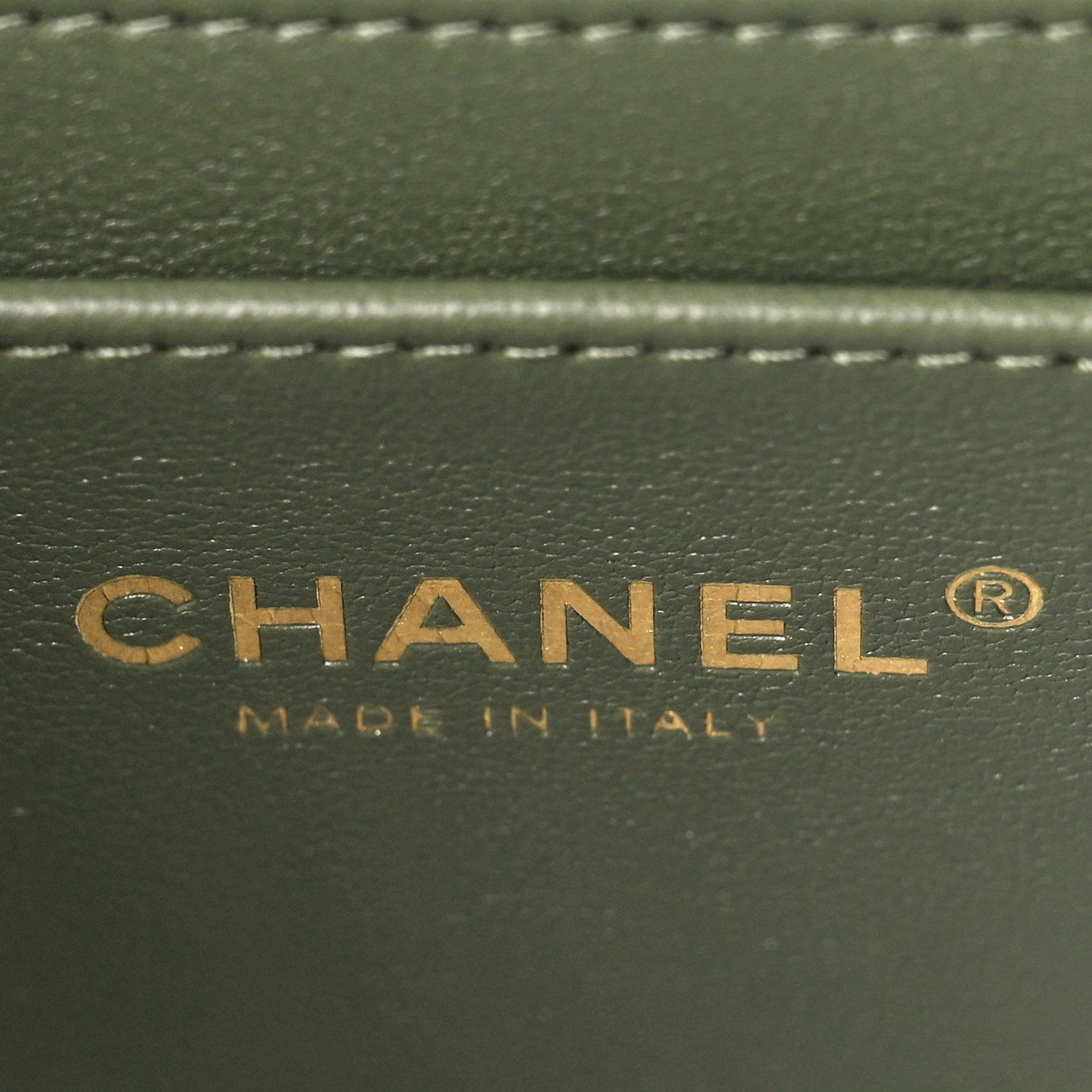 Chanel Lambskin Quilted Mini Rectangular Flap Green 6 of 11