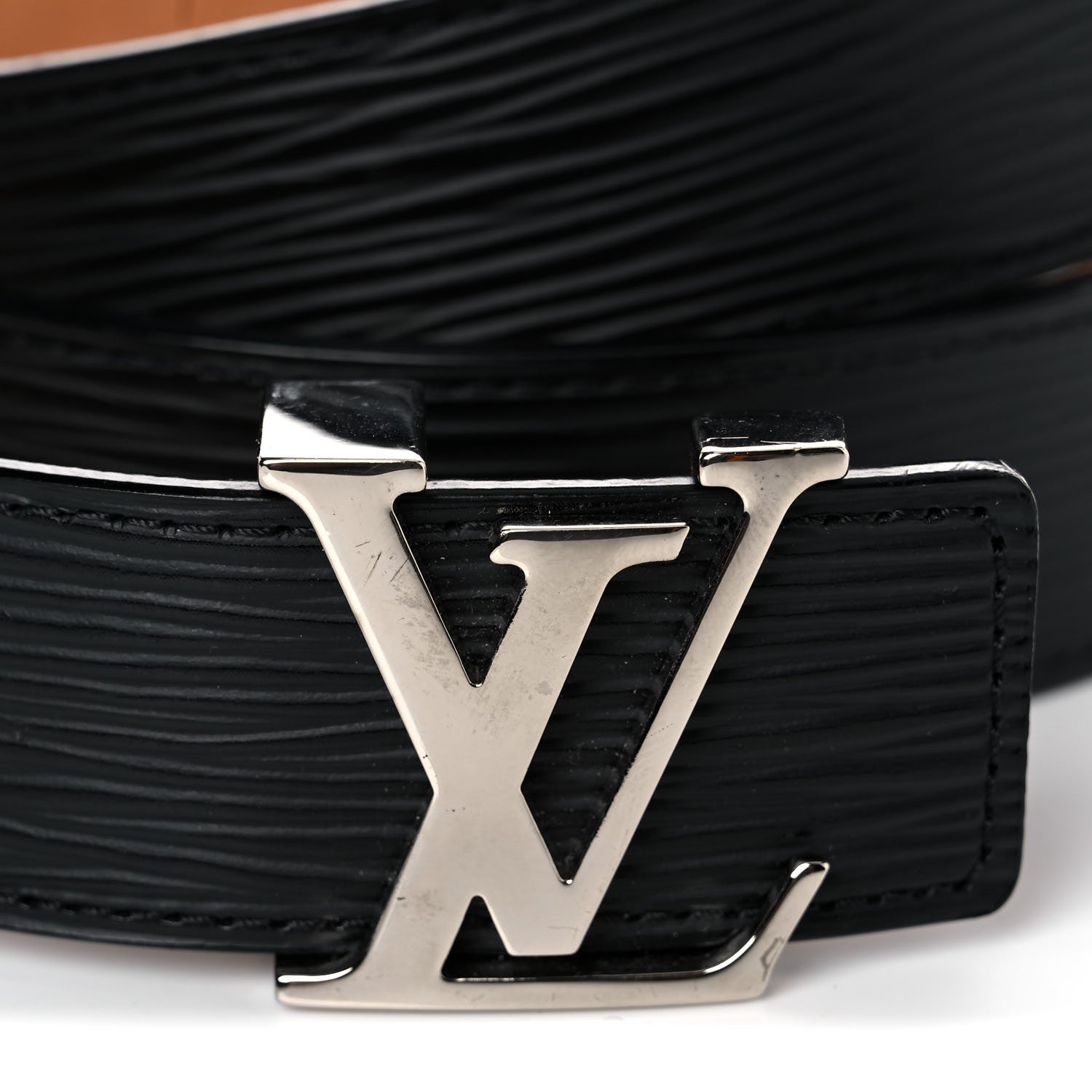 Louis Vuitton Epi 30mm LV Initiales Belt 80 32 Black 9 of 10
