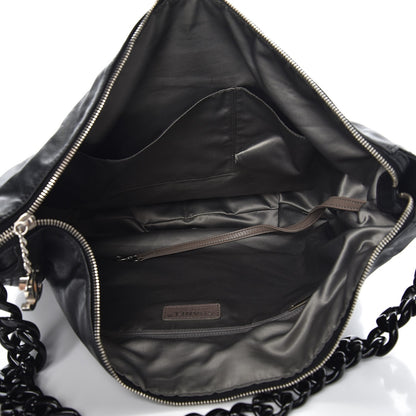 Chanel Calfskin Modern Chain Hobo Black 5 of 7