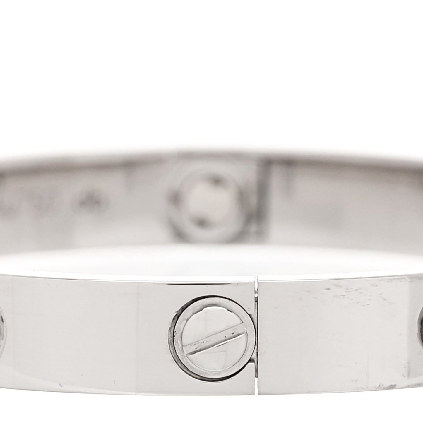 18K White Gold LOVE Bracelet 15