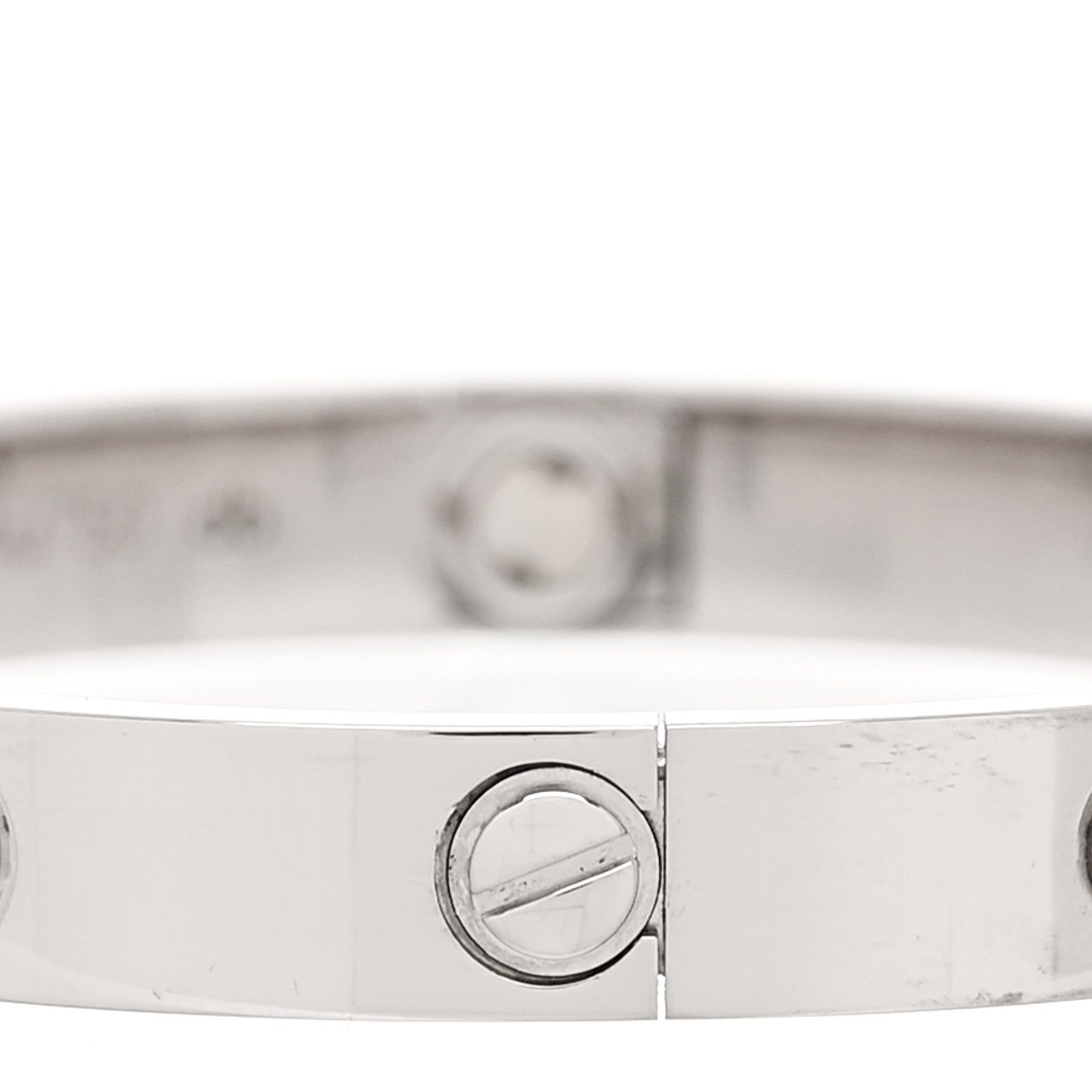 Cartier 18K White Gold LOVE Bracelet 15 4 of 10
