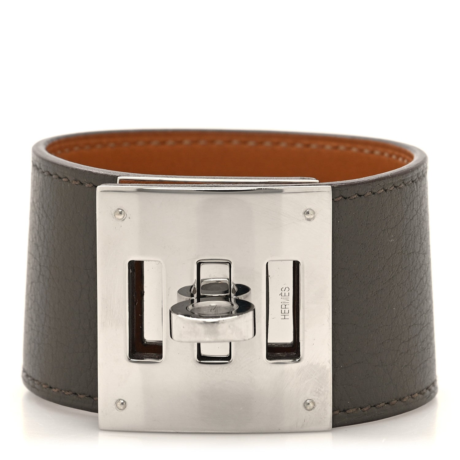 Hermes Swift Kelly Dog Bracelet T1 Etain 1 of 5