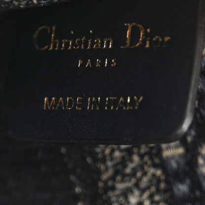 Christian Dior Oblique Mini Book Tote Blue Multicolor 6 of 13
