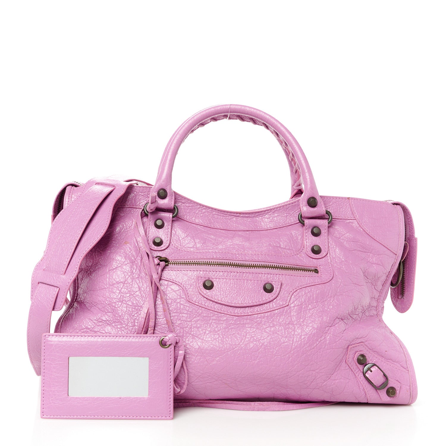Balenciaga Agneau Classic Hardware City Rose Berlingot 3 of 11