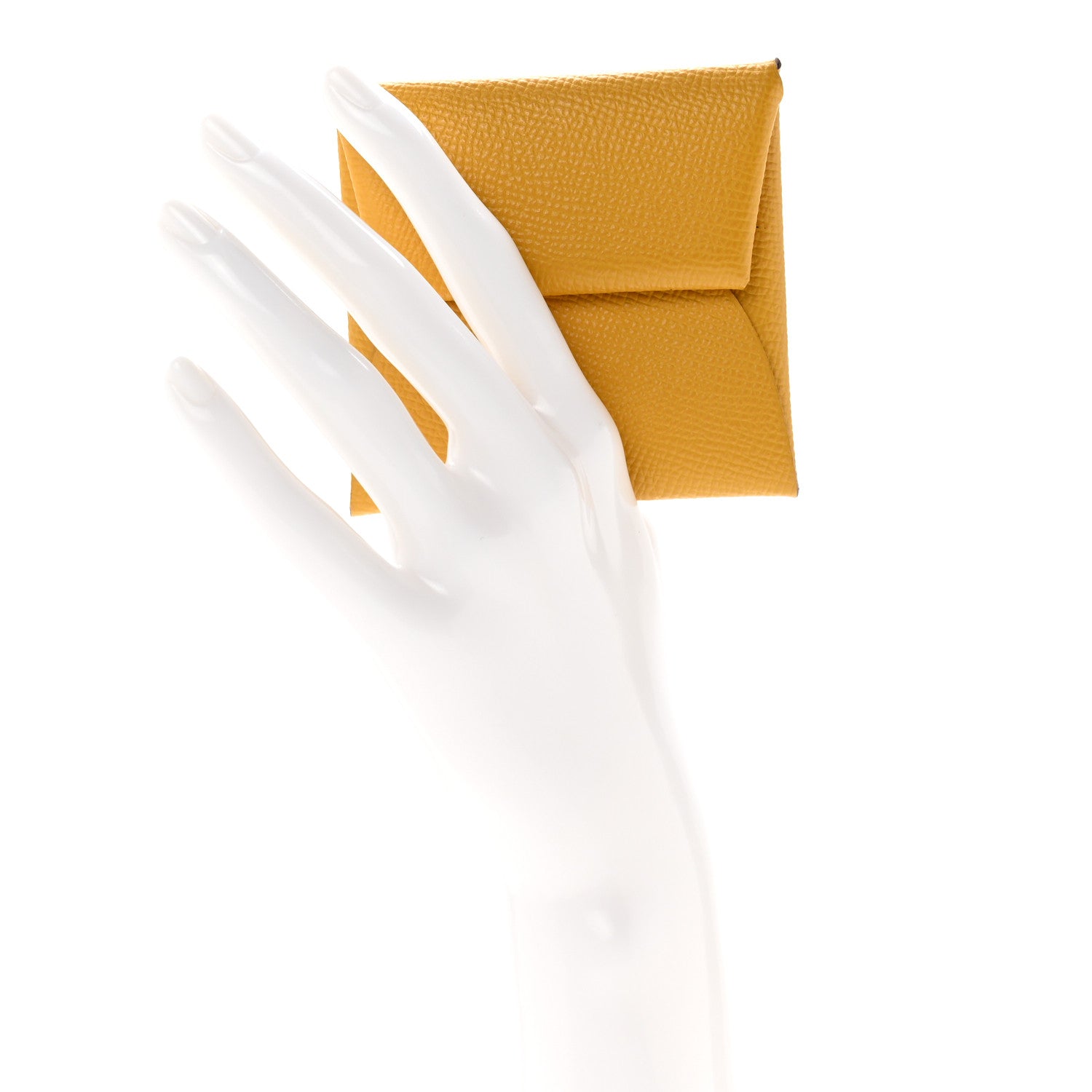 Hermes Epsom Bastia Coin Purse Jaune Ambre 2 of 6