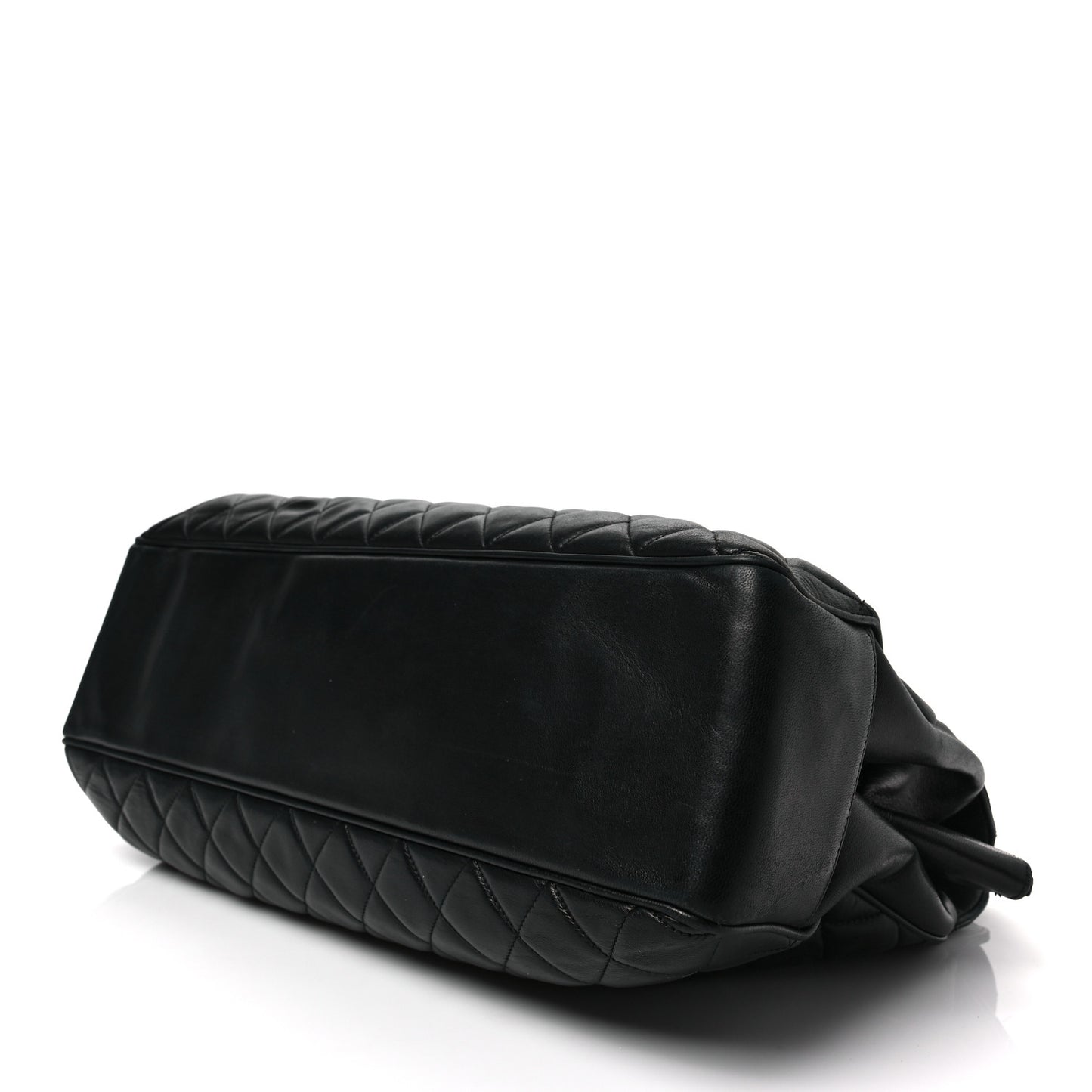 Lambskin Quilted Shoulder Bag Black