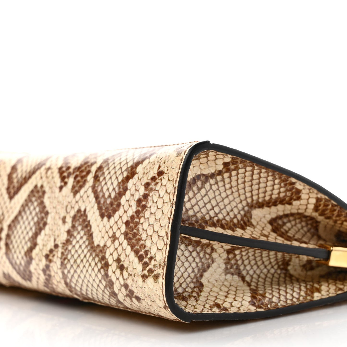 Raffia Elaphe GG Small Ophidia Chain Shoulder Bag Natural Cream Brown