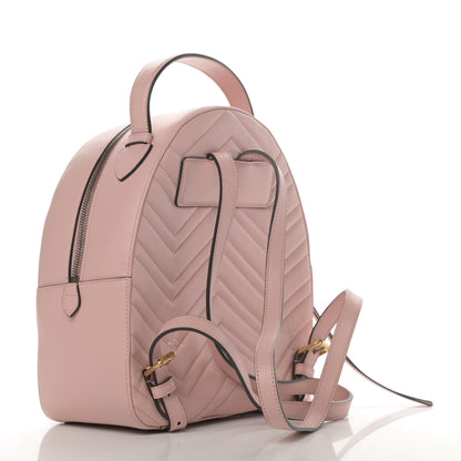 Gucci Calfskin Matelasse GG Marmont Dome Backpack Perfect Pink 3 of 14