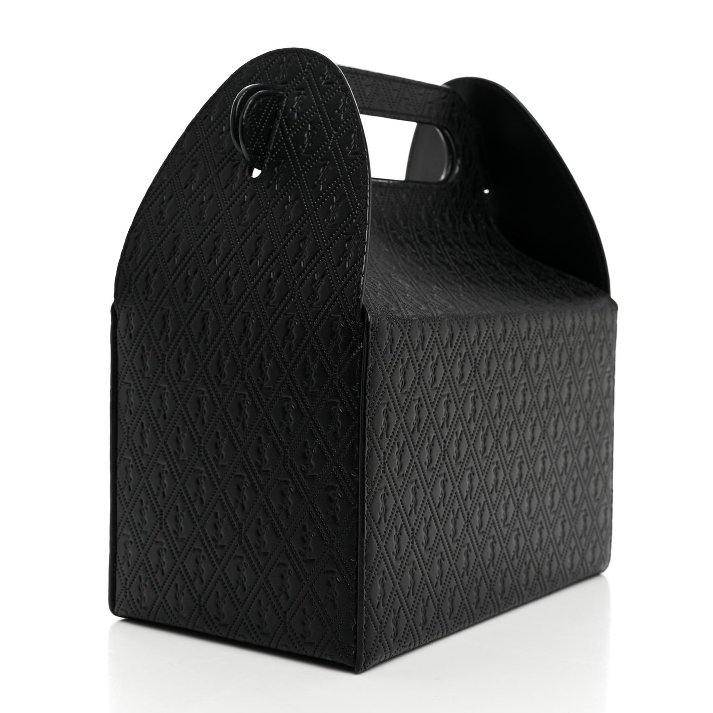 Calfskin Monogram Take Away Box Black