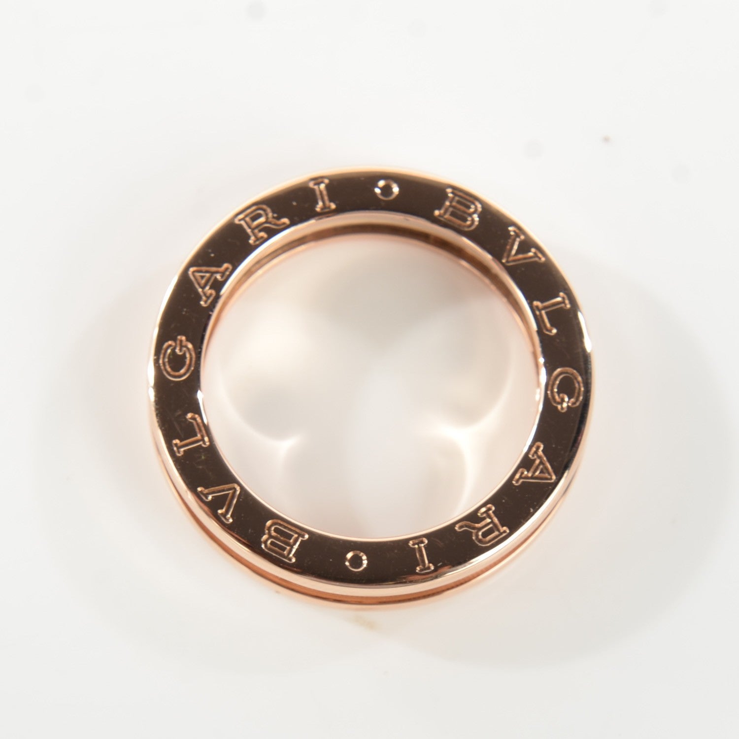 Bulgari 18K Rose Gold B.Zero1 Ring 53 6.5 3 of 5