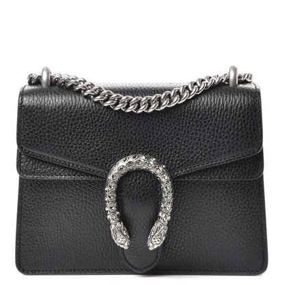 Gucci Calfskin Mini Dionysus Shoulder Bag Black 1 of 8