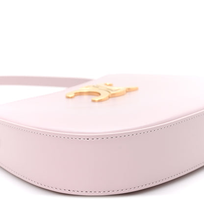 Celine Shiny Calfskin Medium Tilly Triomphe Shoulder Bag Bleached Pink 9 of 11