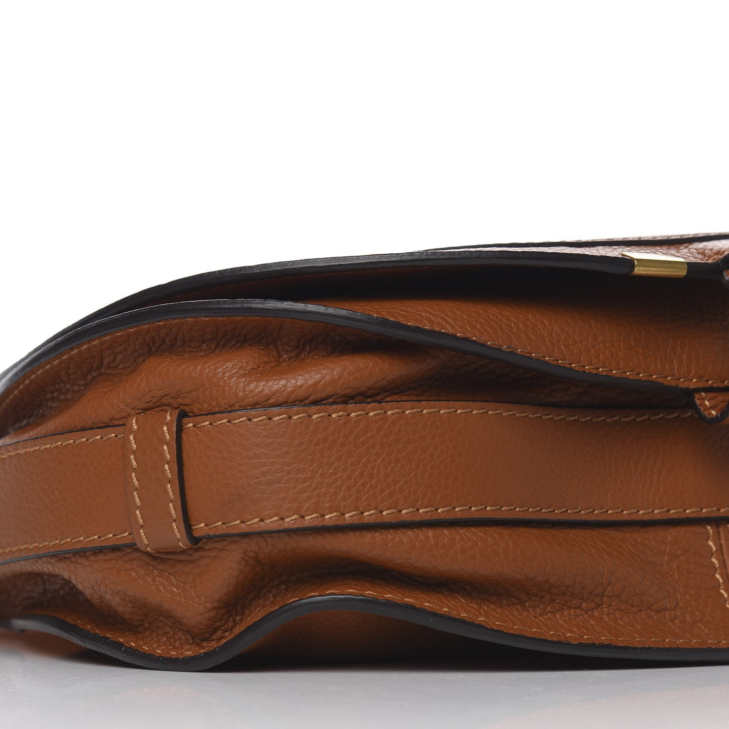 Calfskin Medium Marcie Round Crossbody Bag Tan